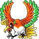 Ho-oh Pixel Art gen4_platinum - Pokemon Gallery