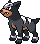 Houndour Pixel Art gen4_platinum - Pokemon Gallery