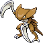 Kabutops Pixel Art gen4_platinum - Pokemon Gallery