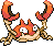 Krabby Pixel Art gen4_platinum - Pokemon Gallery