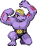 Machoke Pixel Art gen4_platinum - Pokemon Gallery