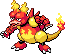 Magmar Pixel Art gen4_platinum - Pokemon Gallery