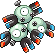 Magneton Pixel Art gen4_platinum - Pokemon Gallery