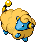 Mareep Pixel Art gen4_platinum - Pokemon Gallery