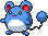 Marill Pixel Art gen4_platinum - Pokemon Gallery