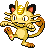 Meowth Pixel Art gen4_platinum - Pokemon Gallery