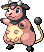 Miltank Pixel Art gen4_platinum - Pokemon Gallery