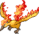 Moltres Pixel Art gen4_platinum - Pokemon Gallery