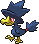 Murkrow Pixel Art gen4_platinum - Pokemon Gallery