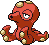 Octillery Pixel Art gen4_platinum - Pokemon Gallery