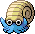 Omanyte Pixel Art gen4_platinum - Pokemon Gallery