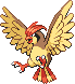 Pidgeotto Pixel Art gen4_platinum - Pokemon Gallery