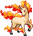 Rapidash Pixel Art gen4_platinum - Pokemon Gallery