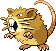 Raticate Pixel Art gen4_platinum - Pokemon Gallery