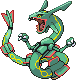 Rayquaza Pixel Art gen4_platinum - Pokemon Gallery