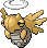 Shedinja Pixel Art gen4_platinum - Pokemon Gallery