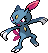 Sneasel Pixel Art gen4_platinum - Pokemon Gallery