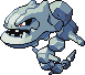 Steelix Pixel Art gen4_platinum - Pokemon Gallery