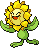 Sunflora Pixel Art gen4_platinum - Pokemon Gallery