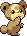 Teddiursa Pixel Art gen4_platinum - Pokemon Gallery