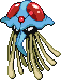 Tentacruel Pixel Art gen4_platinum - Pokemon Gallery