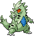 Tyranitar Pixel Art gen4_platinum - Pokemon Gallery