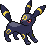 Umbreon Pixel Art gen4_platinum - Pokemon Gallery