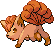 Vulpix Pixel Art gen4_platinum - Pokemon Gallery