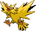 Zapdos Pixel Art gen4_platinum - Pokemon Gallery