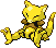 Abra Pixel Art gen5_black-white - Pokemon Gallery