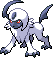 Absol Pixel Art Grid - Pokemon Gallery