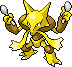 Alakazam Pixel Art gen5_black-white - Pokemon Gallery