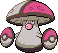 Amoonguss Pixel Art gen5_black-white - Pokemon Gallery