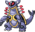 Armaldo Pixel Art gen5_black-white - Pokemon Gallery