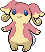 Audino Pixel Art Grid - Pokemon Gallery