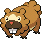 Bidoof Pixel Art Grid - Pokemon Gallery