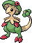 Breloom Pixel Art Grid - Pokemon Gallery