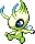 Celebi Pixel Art gen5_black-white - Pokemon Gallery