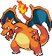 Charizard Pixel Art gen5_black-white - Pokemon Gallery