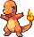 Charmander Pixel Art gen5_black-white - Pokemon Gallery