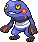 Croagunk Pixel Art Grid - Pokemon Gallery