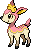 Deerling Pixel Art gen5_black-white - Pokemon Gallery