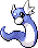 Dratini Pixel Art gen5_black-white - Pokemon Gallery