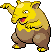 Drowzee Pixel Art gen5_black-white - Pokemon Gallery