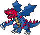 Druddigon Pixel Art Grid - Pokemon Gallery