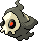 Duskull Pixel Art gen5_black-white - Pokemon Gallery