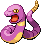 Ekans Pixel Art gen5_black-white - Pokemon Gallery