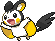 Emolga Pixel Art Grid - Pokemon Gallery