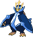 Empoleon Pixel Art Grid - Pokemon Gallery