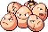 Exeggcute Pixel Art Grid - Pokemon Gallery